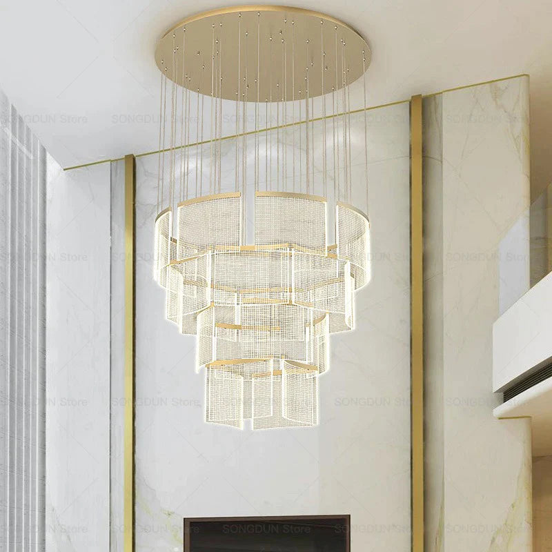 Afralia™ Modern Nordic Luxury Chandelier for Living Room and Restaurant