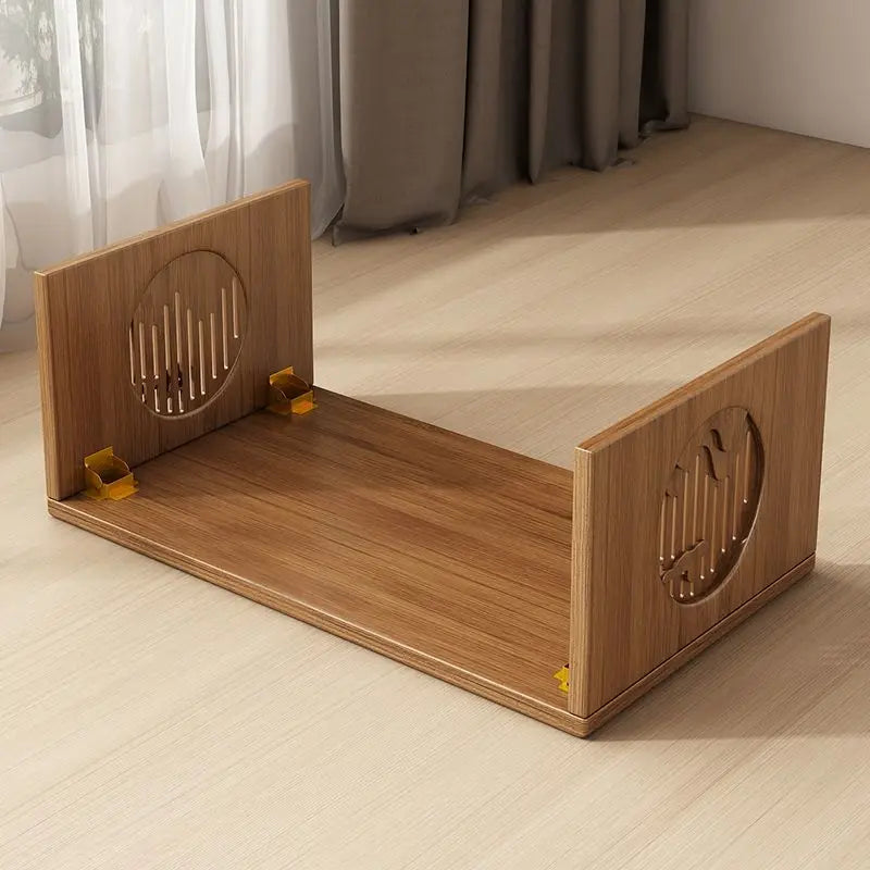 Afralia™ Bamboo Folding Table: Japanese Style, Bedroom & Study Essential, Durable Design