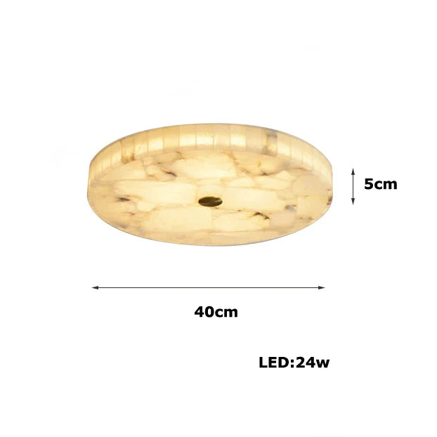 Afralia™ Spanish Marble Ceiling Light for Luxe Living Room Décor.