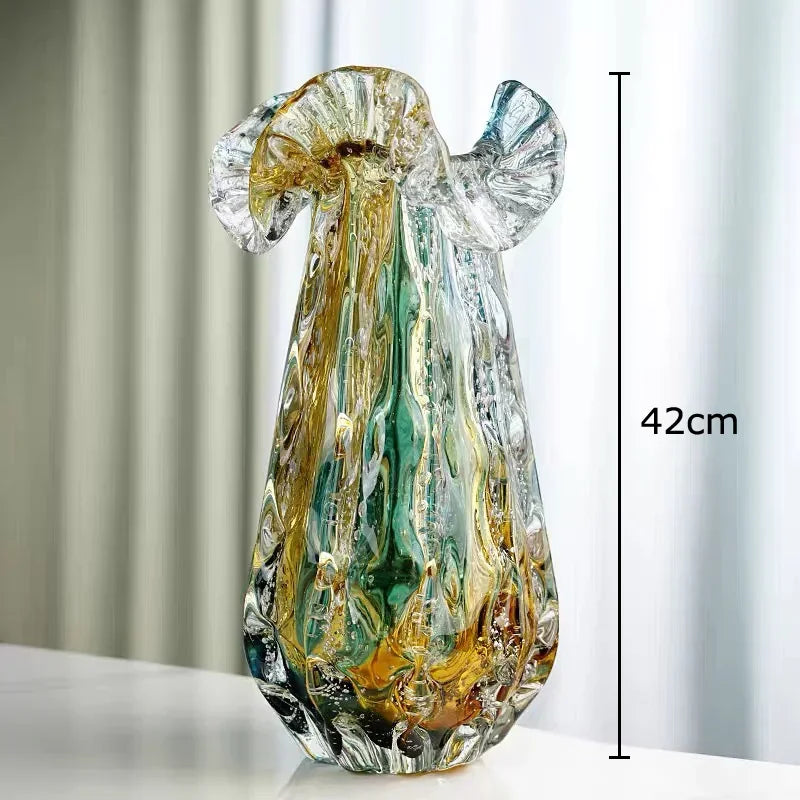 Afralia™ Bubble Glass Vase: Hydroponics Table Decor, Flower Arrangement, Aesthetic Room Accent