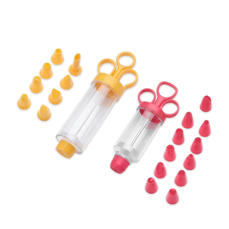 Afralia™ Pastry Decorating Tip Sets DIY Cake Decorators Cream Piping Kit