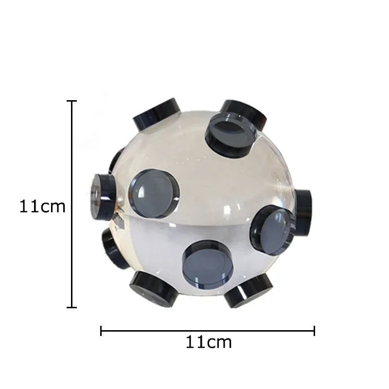 Afralia™ Virus Cell Model Crystal Ball Sculpture Room Decor