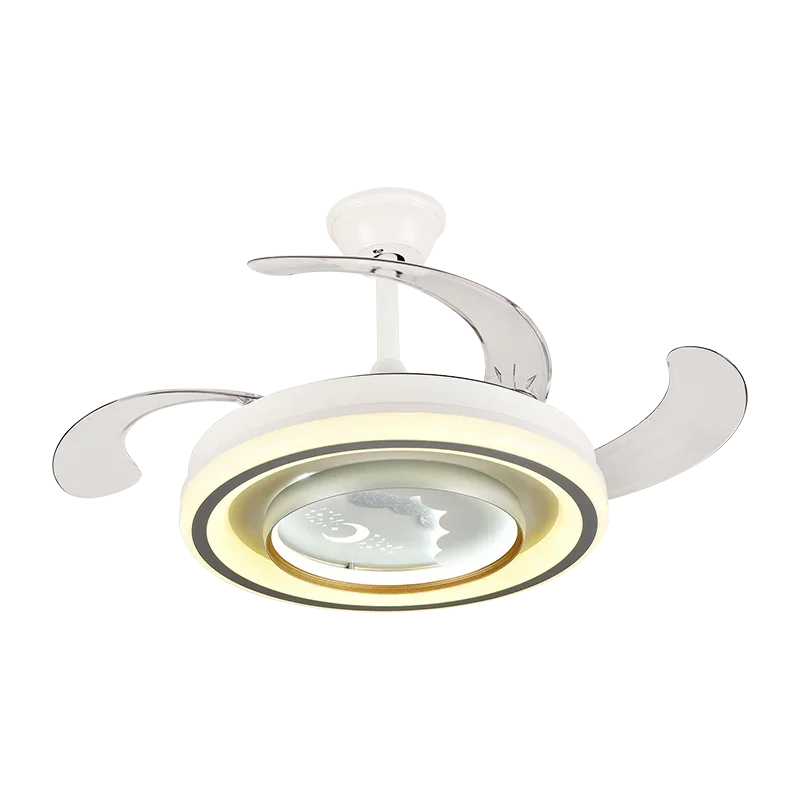 Afralia™ Smart Ceiling Fan Light Remote Control Slient Design