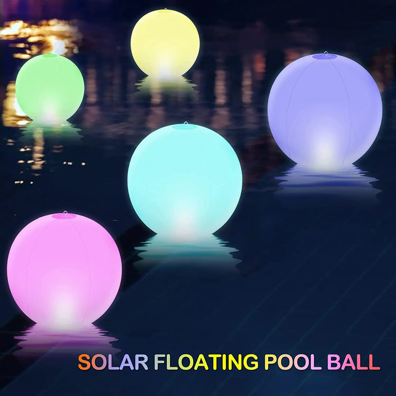 Afralia™ LED Pool Ball Light - Colorful Remote Control Floating Night Lamp