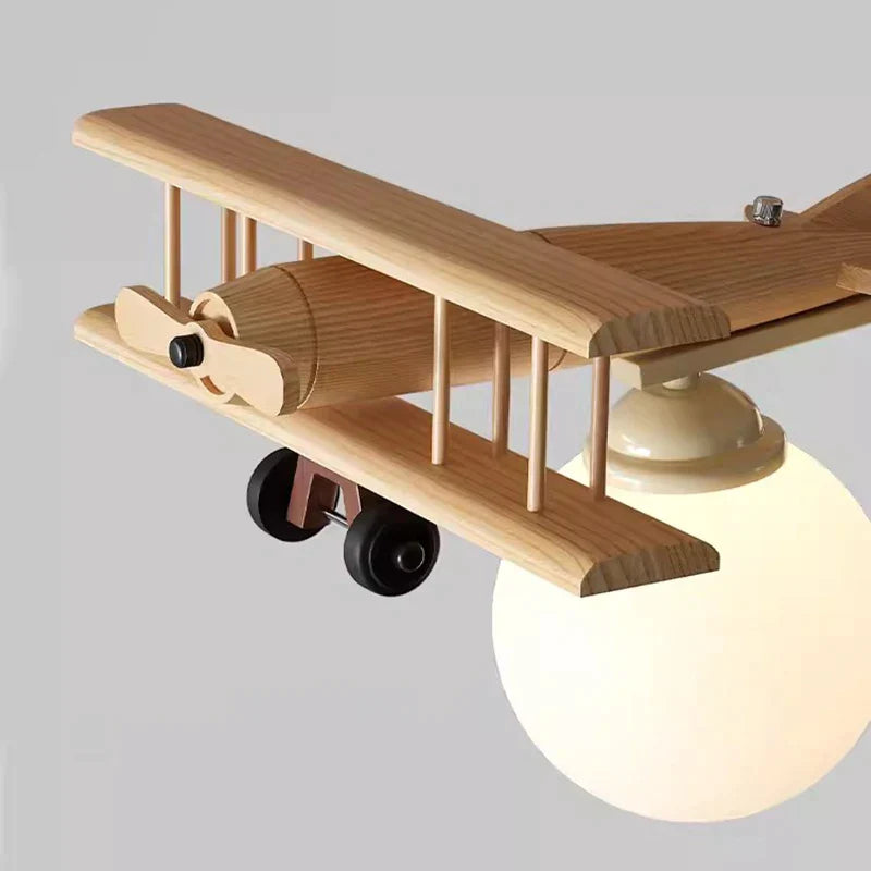 Afralia™ Airplane Chandelier Light for Nursery Room Kid's Bedroom Ceiling LED E27