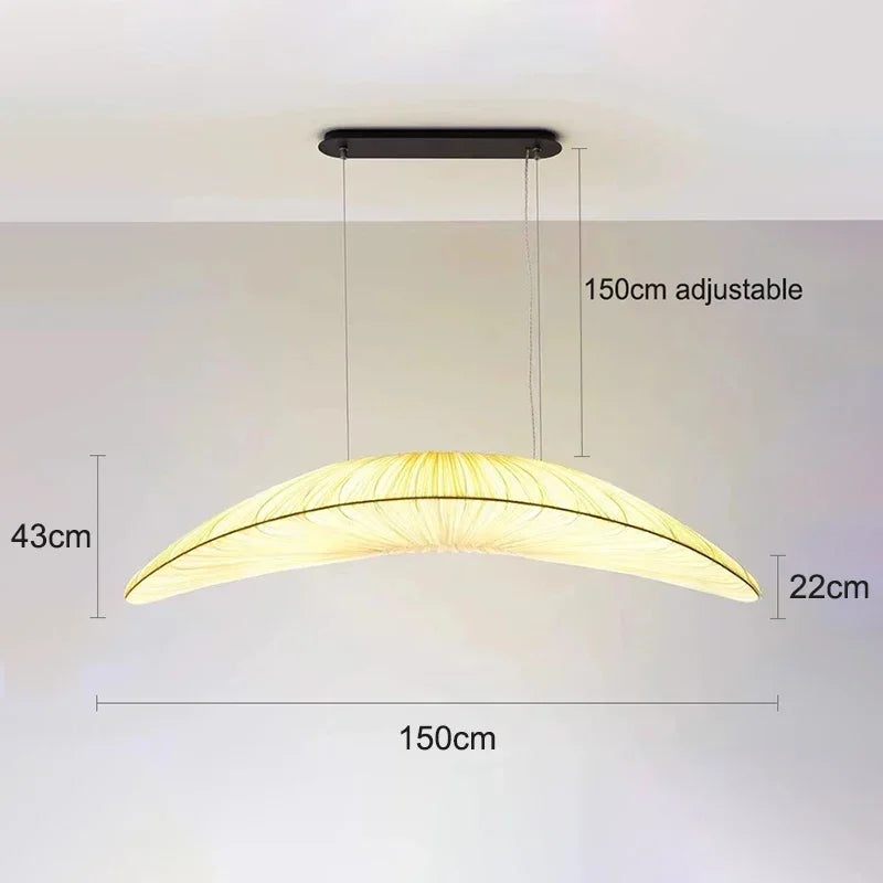 Afralia™ Marine Cloth Pendant Light: Designer Sailboat Chandelier for Dining & Bedroom