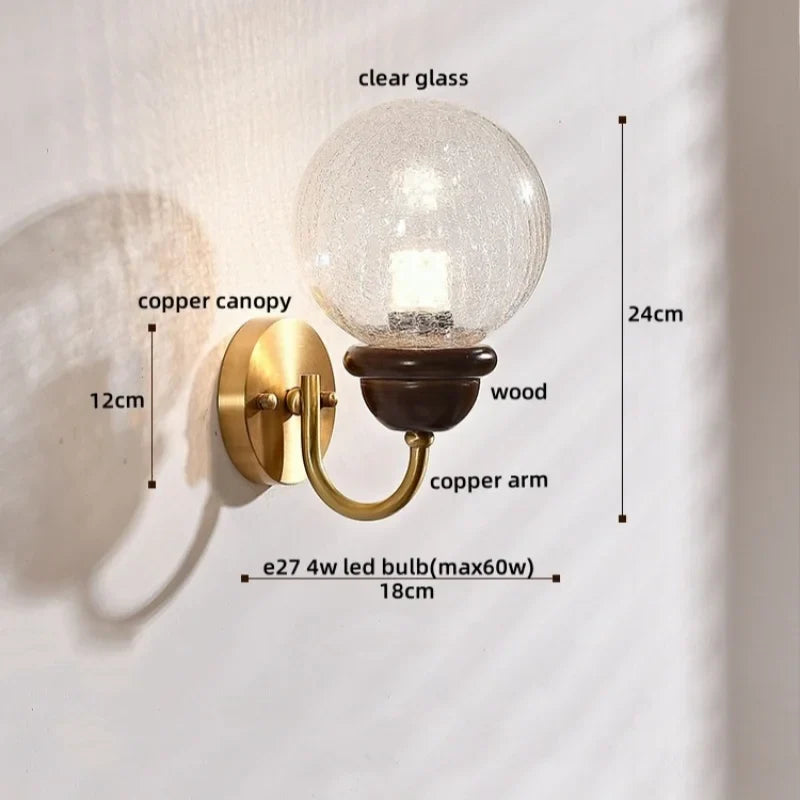 Afralia™ Japanese Style LED Wall Lights 4W for Home Bathroom Bedroom Mirror Lighting