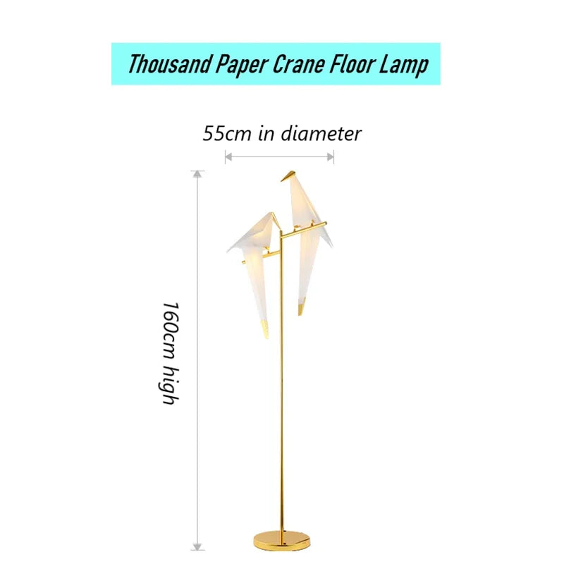 Afralia™ Nordic Bird Floor Lamp: Modern Minimalist Standing LED Light for Living Room Bedroom