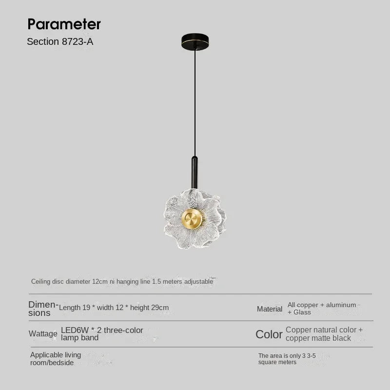 "Afralia™ LED Glass Wall Lamp: Modern Home Decoration for Bedroom Living Room Corridor"