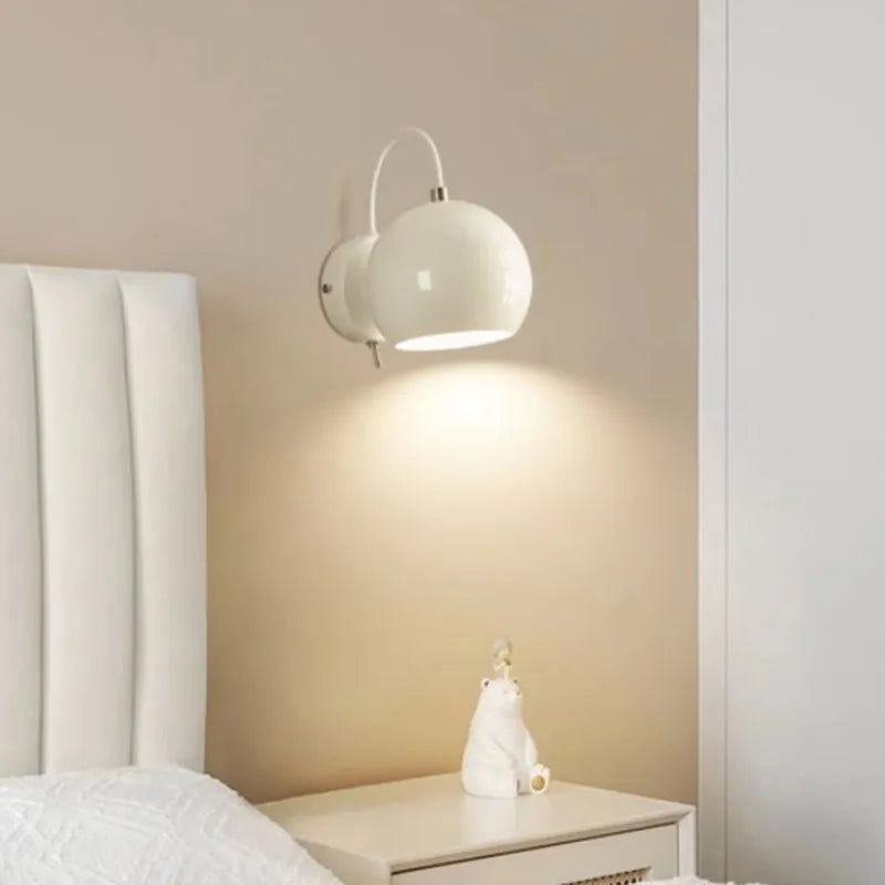 Afralia™ Nordic Iron Art Wall Lamp for Home Decor Minimalist Bedroom Living Room Lighting