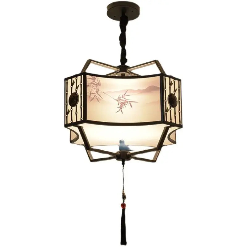 Afralia™ Zen Living Study Lamp Tea Room Pendant Light