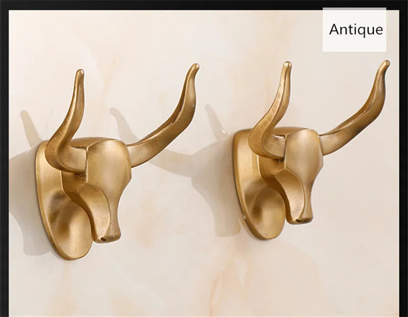 Afralia™ Antique Aluminum Robe Hook for Bathroom Accessories and Clothes