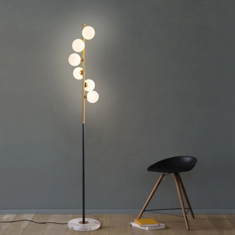 Afralia™ Glass Floor Lamp: Postmodern Nordic Design for Home Decoration