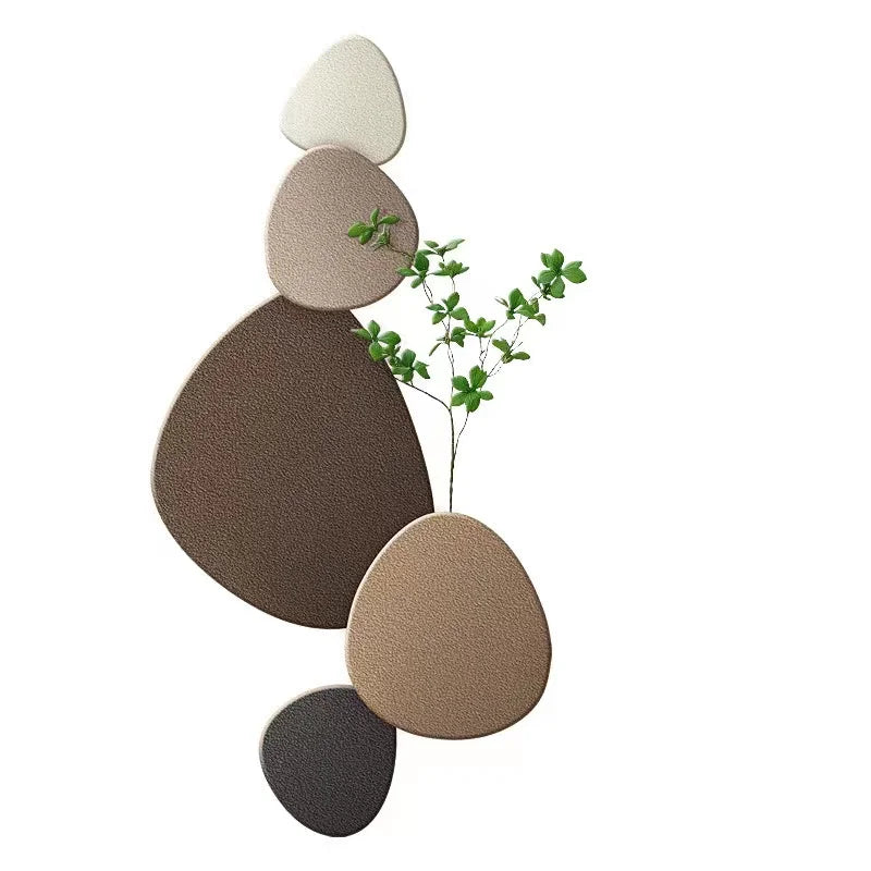 Afralia™ Green Plant Mural Wall Lamp for Modern Living Room Decor