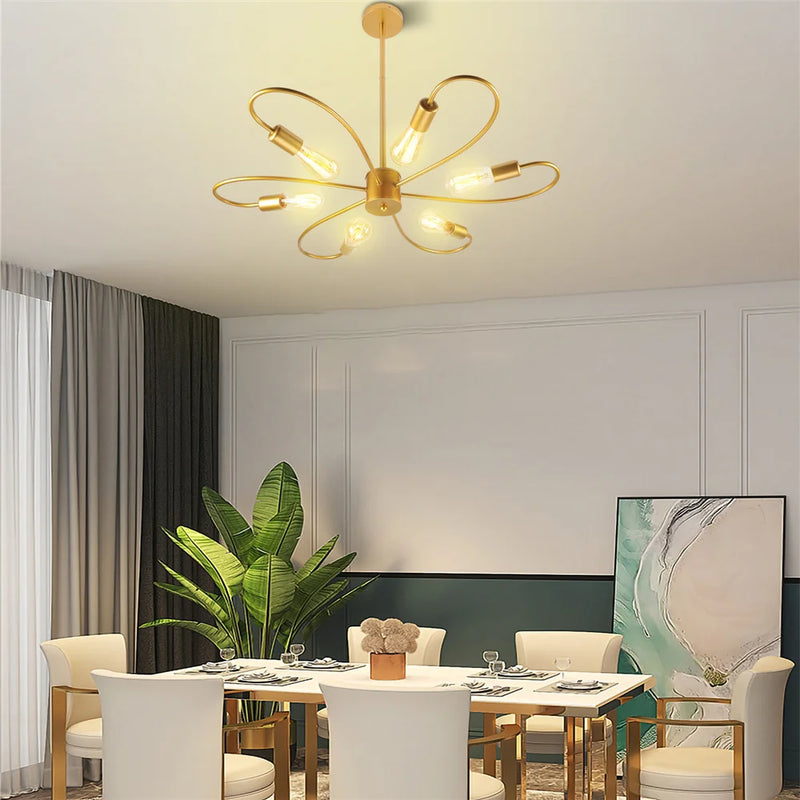 Afralia™ LED Branches Chandelier for Living Room Bedroom Kitchen Lighting