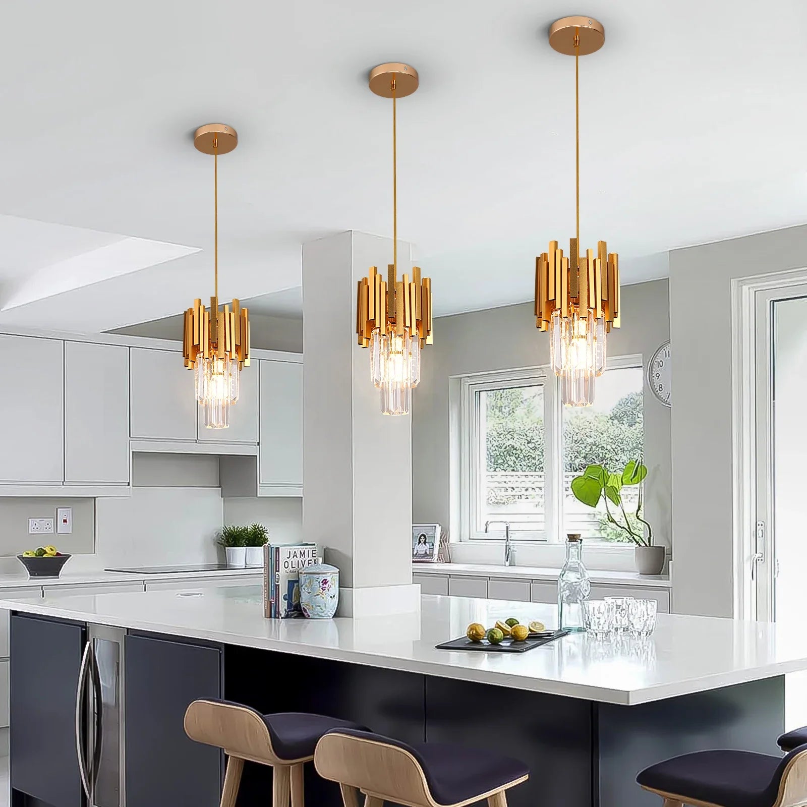 Nordic LED Pendant Light for Kitchen Living Room Bedroom by Afralia™