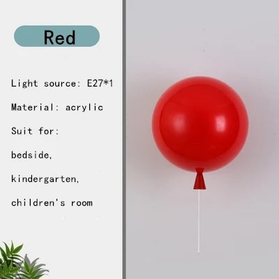 Afralia™ LED Balloon Ceiling Lamp: New Nordic Style for Children's Room, E27 Indoor Lighting Fixtures