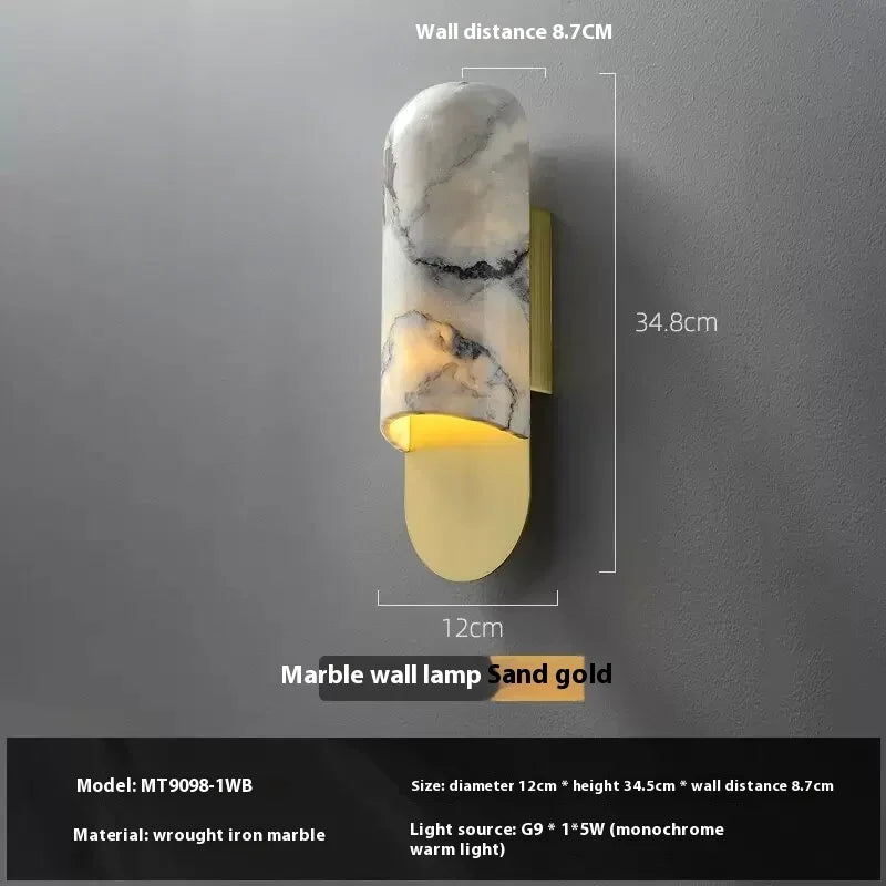 Afralia™ LED Wall Lamp for Living Room, Bedroom, Study, and Staircase Settings