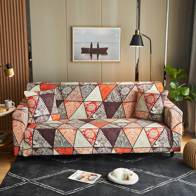 Afralia™ Stretch Sofa Cover Print Slipcover Couch Protector Case for Seater