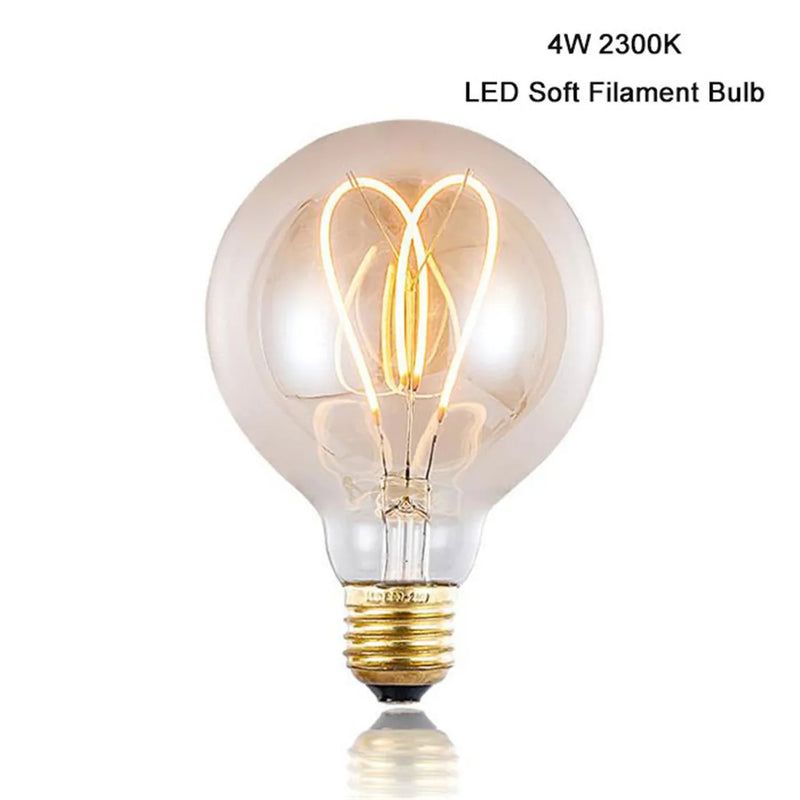 Afralia™ Dimmable 4W LED Globe Edison Bulb E27 G95 Retro Filament Vintage Lamp