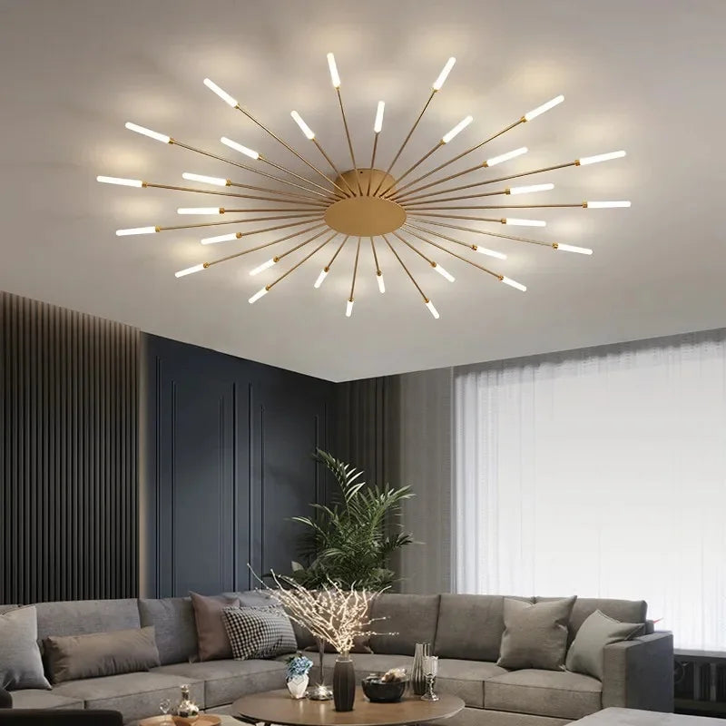 Afralia™ LED Indoor Ceiling Light: Modern Art Luster for Bedroom Hall Living Kids Room