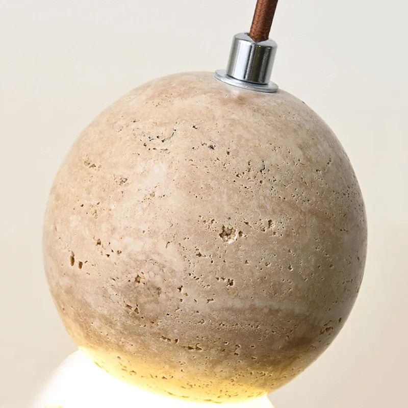 Afralia™ Yellow Limestone Wall Lamp - Modern Minimalist LED Light