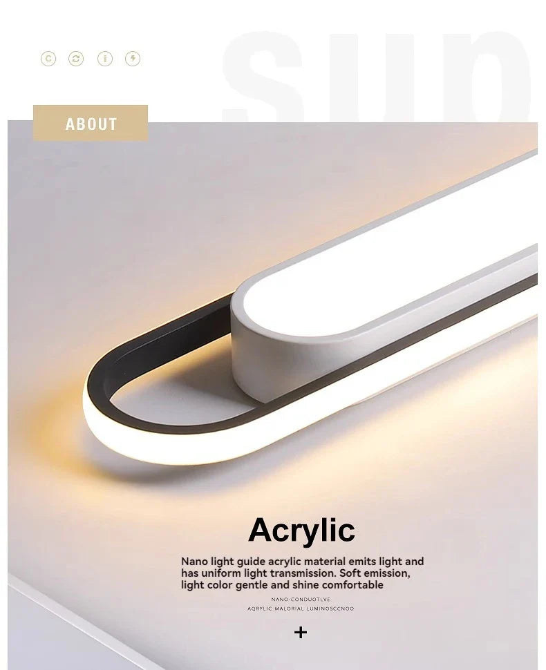 Afralia™ Modern Led Ceiling Light for Kitchen Home Decor Chandelier Dining Bedrooms