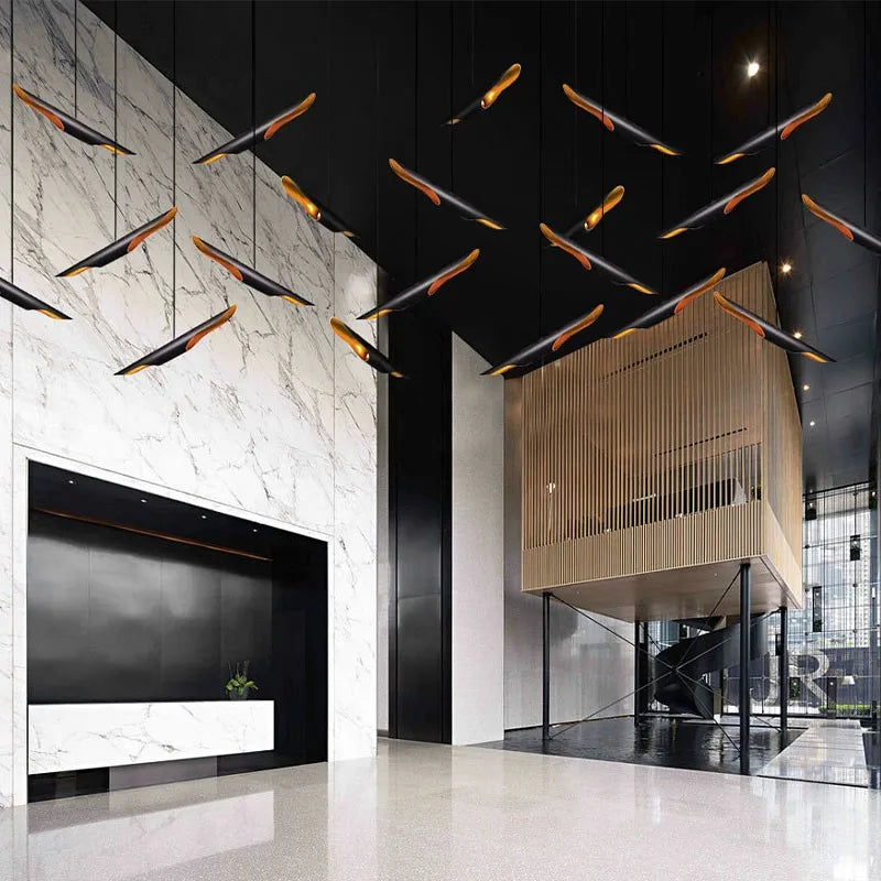 Afralia™ Modern Chandelier Pendant Light | Customized Bar Chandelier for Home, Living Room, Hotel