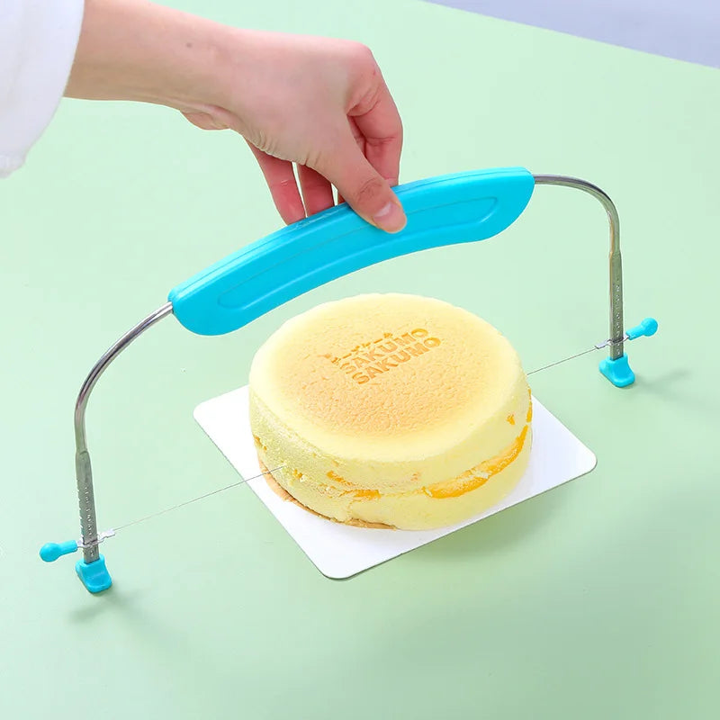 Afralia™ Cake Slicer Dough Divider Baking Tool Stainless Steel Pastry Cutter