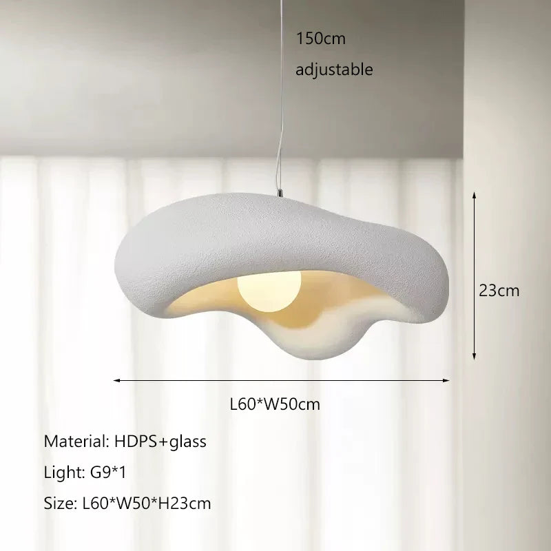 Afralia™ Nordic Wabi Sabi LED Pendant Chandelier for Dining Room and Bar