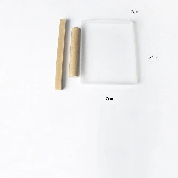 Afralia™ Nougat Tray Set: Wooden Baking & Candy Tools, Cake Decorating Mold Forms.