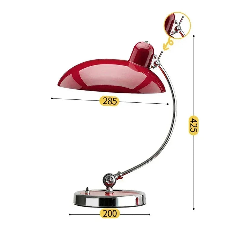 Afralia™ Bauhaus Vintage Desk Lamp - Adjustable & High Quality Craftsmanship