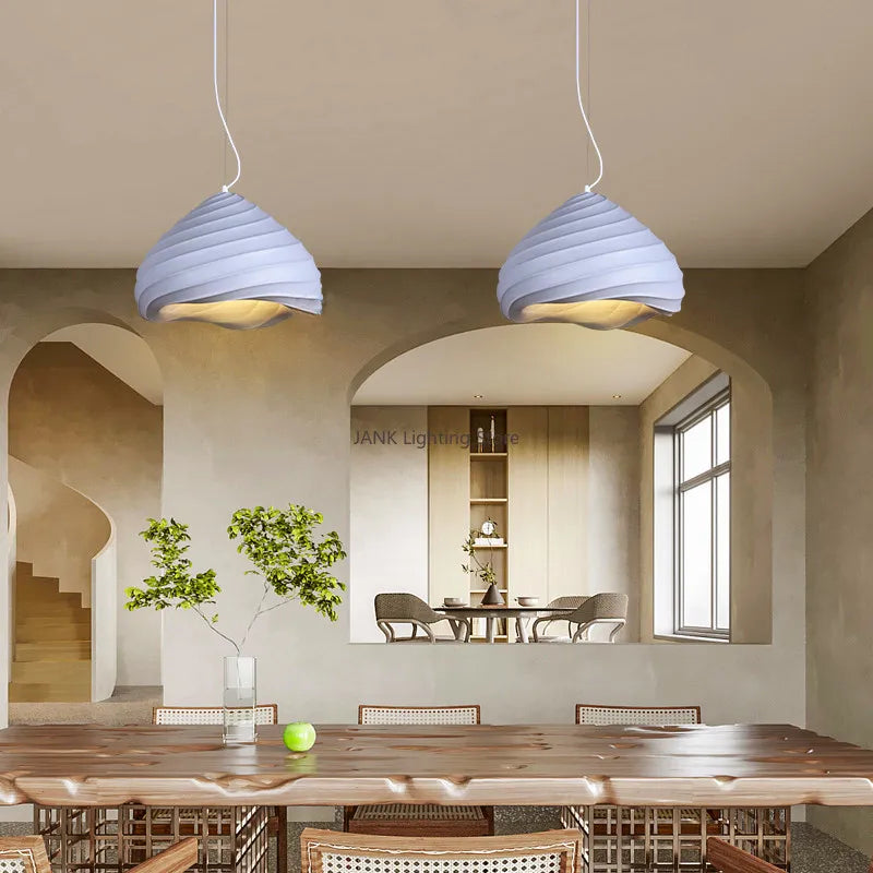 Afralia™ Wind Chandelier LED Pendant Lamp for Dining Room Bedroom Study Café.