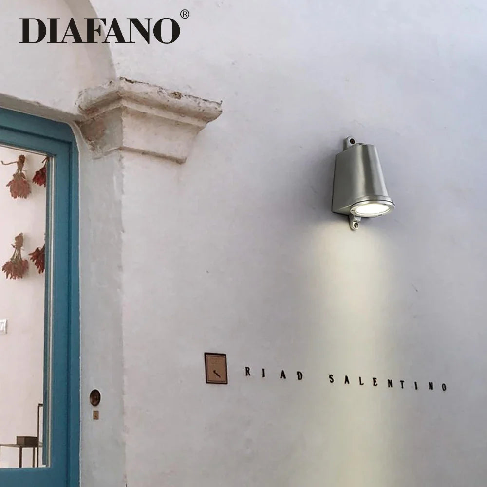 Afralia™ Outdoor LED Wall Lamp Downlight for Garden Porch Park Balcony Street Light