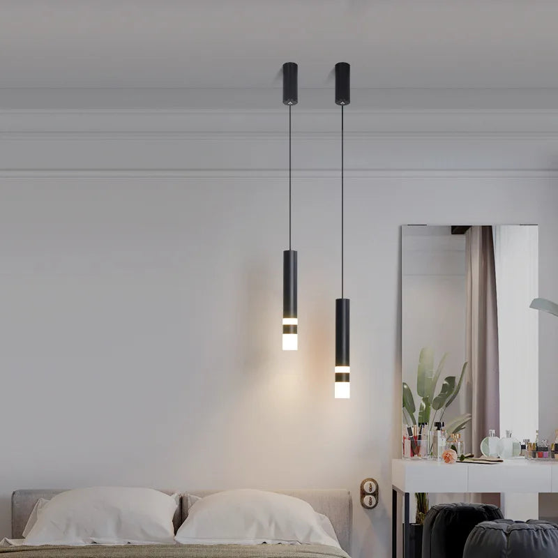 Afralia™ Nordic LED Pendant Lamp Warm White Light for Bedside Living Room Lighting