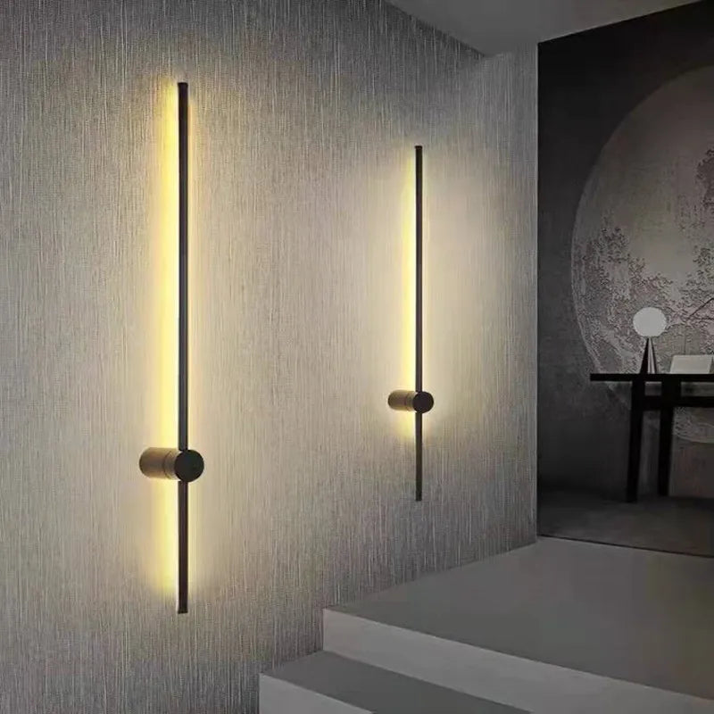 Afralia™ Rotating LED Wall Light for Home, Bedroom, Living Room, Stairs, Sofa Background