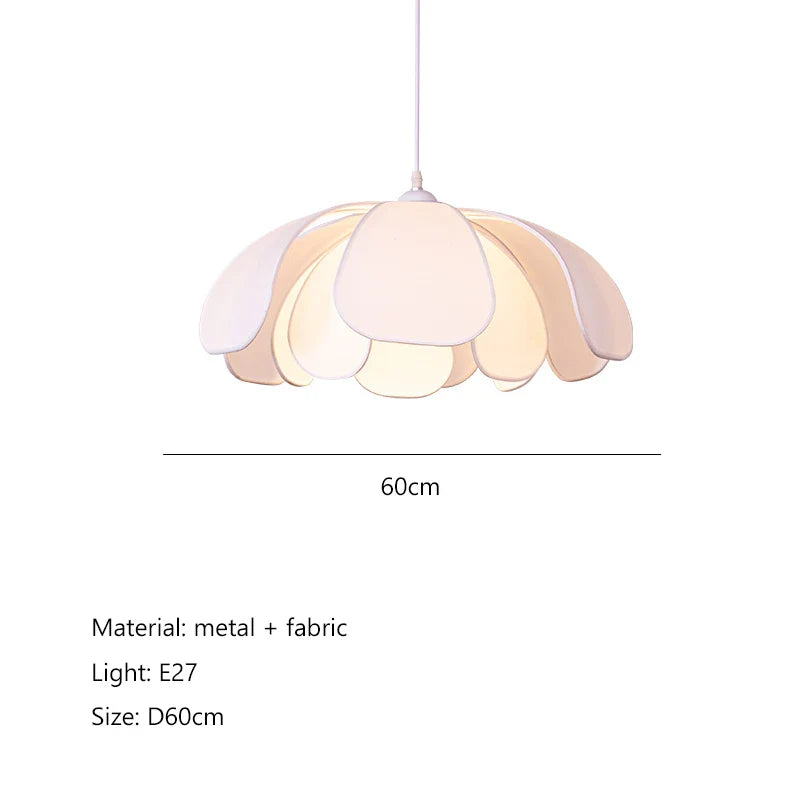 Afralia™ Nordic Fabric LED Pendant Light for Home Decor and Ambiance