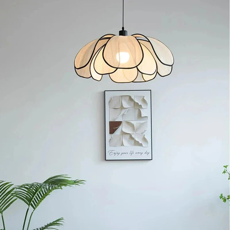 Afralia™ Modern Cloth Pendant Light for Dining Room, Bedroom, Parlor Décor - E27 Bulb Included