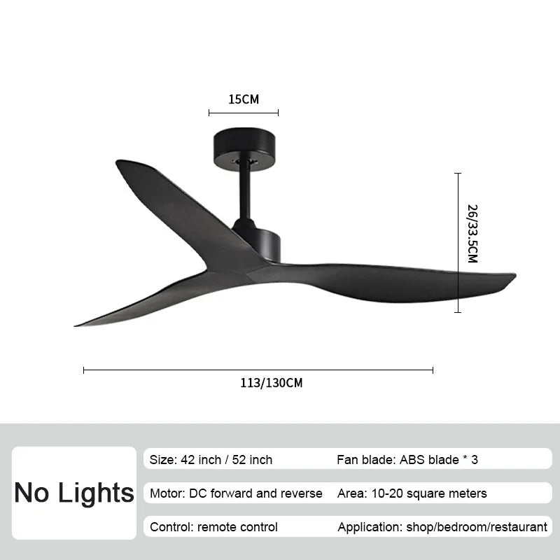 Afralia™ Industrial Wind Ceiling Fans ABS Blades Remote Control Silent Operation
