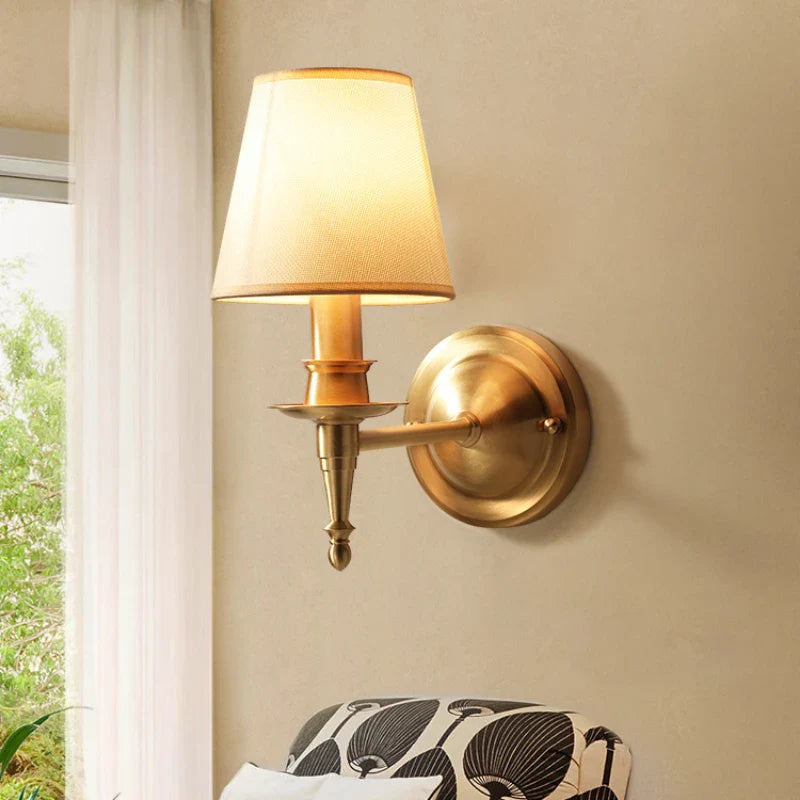 Afralia™ Copper Wall Lamp: Modern LED Sconce for Home Decor & Bedroom, Industrial Style