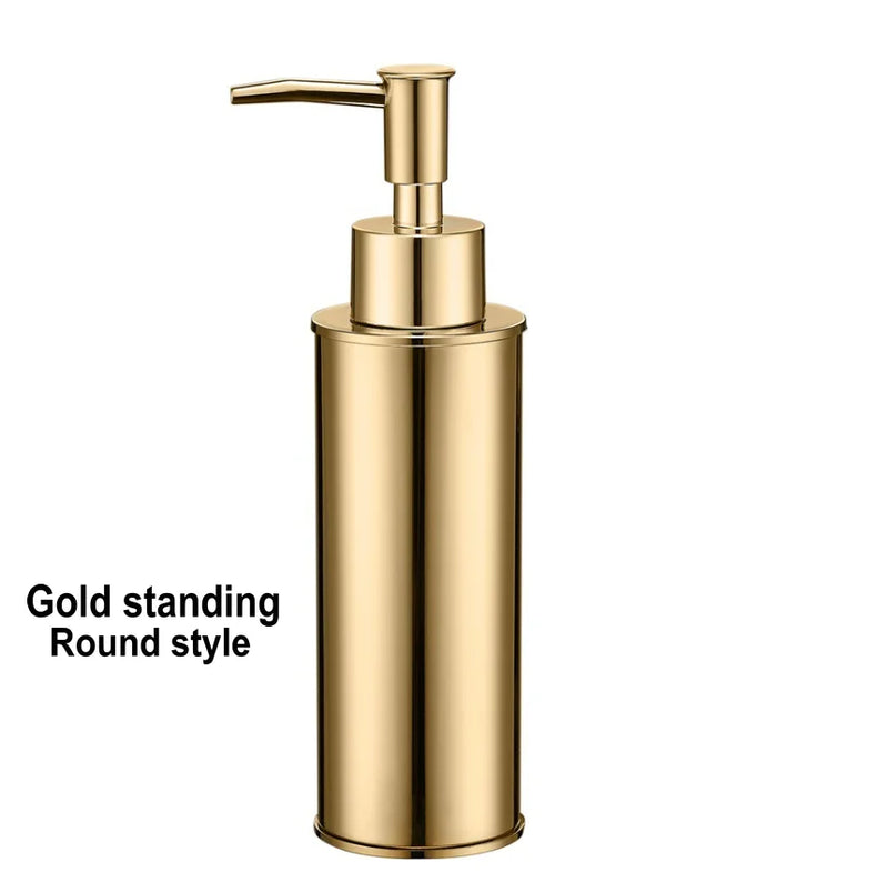 Afralia™ Stainless Steel Soap Dispenser | Wall Hanging Emulsion Bottle for Hotel - 304 Stainless Steel