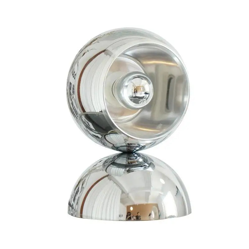 Afralia™ Stainless Steel Spherical Rotating Floor Lamp for Atmosphere and Retro Space