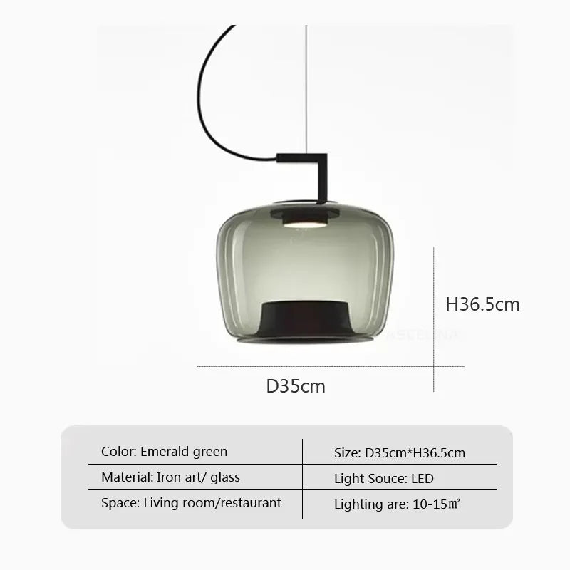 Afralia™ Brokis Double Glass Pendant Lamp for Home Decor & Hospitality Spaces