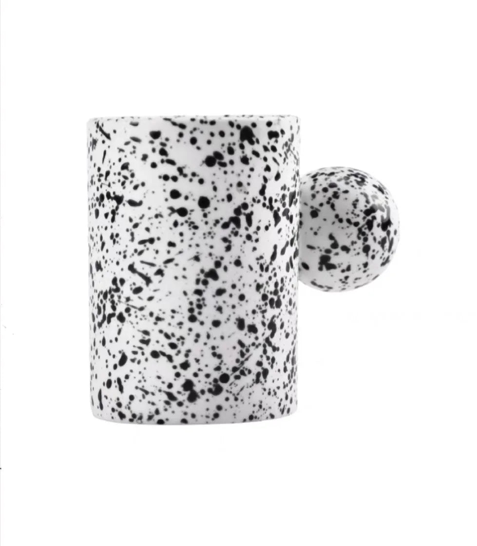 Afralia™ Ceramic Cloud Cup & Saucer Set - Dining Table Coffee Tea Afternoon Milk Juice Mug