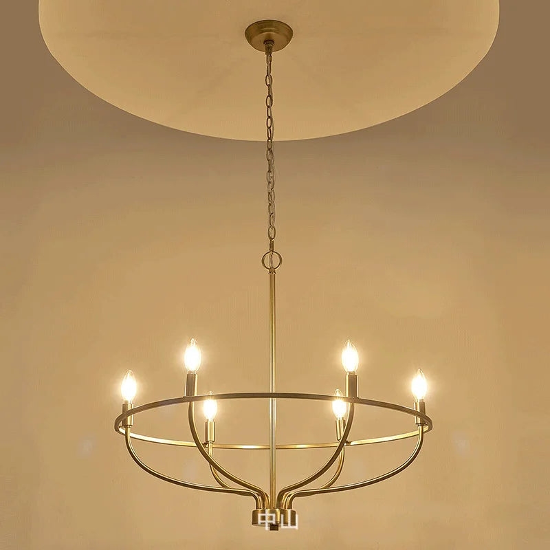 Afralia™ Modern Iron Chandelier Pendant for Dining and Living Room Decor