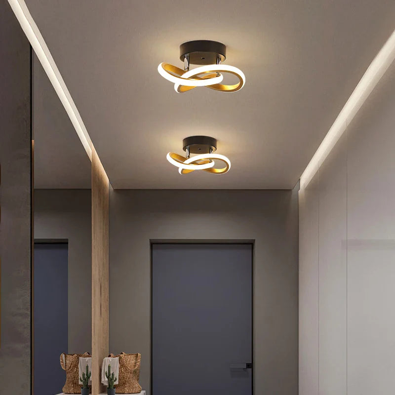 Afralia™ Modern Minimalist LED Ceiling Light for Home Aisle and Corridor Lighting