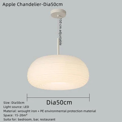 Afralia™ Minimalist Eco-Friendly PE Ceiling Pendant Light for Kitchen Dining Bedroom