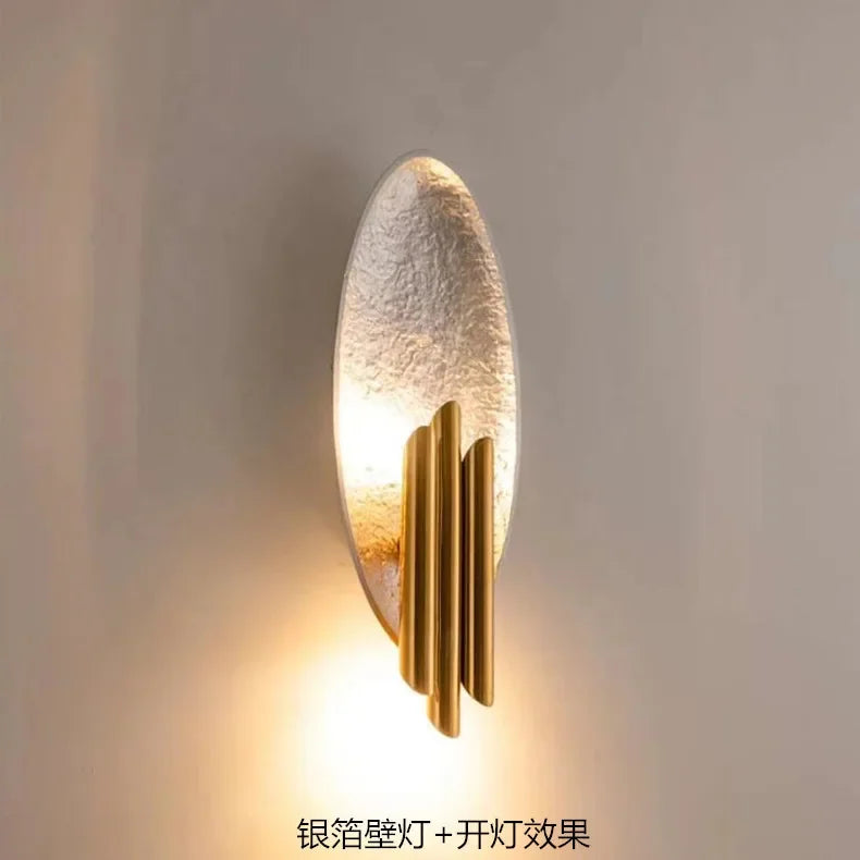 Afralia™ Oval LED Wall Lamp for Modern Living Room Decoration