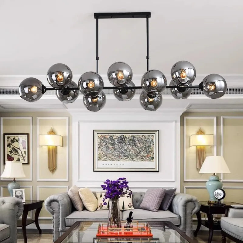 Afralia™ Modern LED Pendant Chandeliers for Living Room and Dining Room Lighting