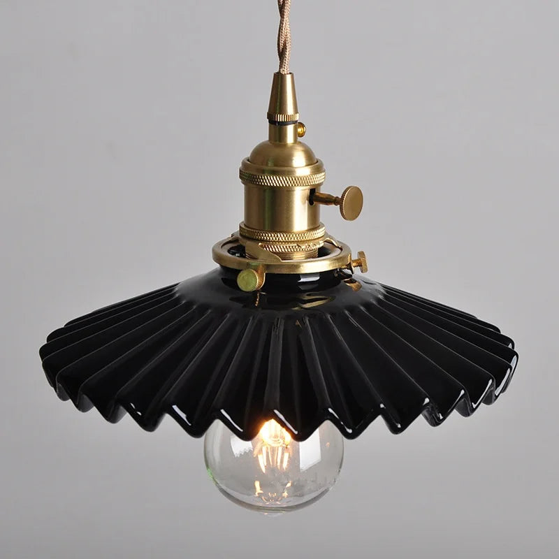 Afralia™ Black Ceramic LED Pendant Lights - Modern Nordic Style Hanglampen